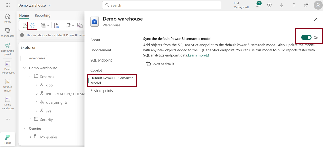 Lesson 45 – Create Power BI Semantic Model from Warehouse in Microsoft ...