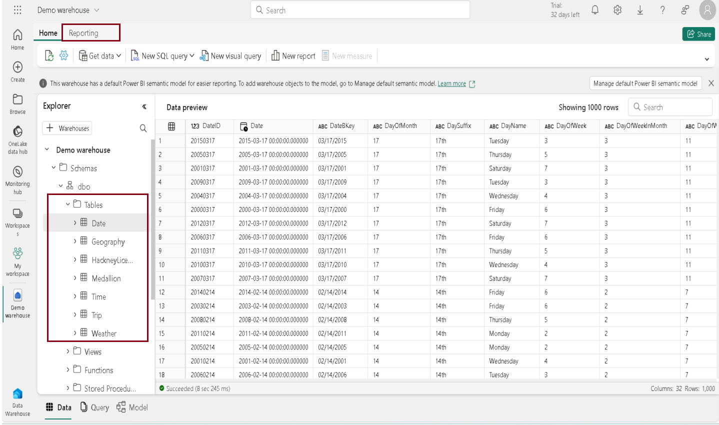 Lesson 45 – Create Power BI Semantic Model from Warehouse in Microsoft ...