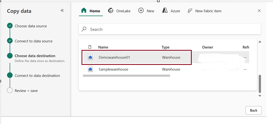 Lesson 44 – Load data into Warehouse in Microsoft Fabric by different ...